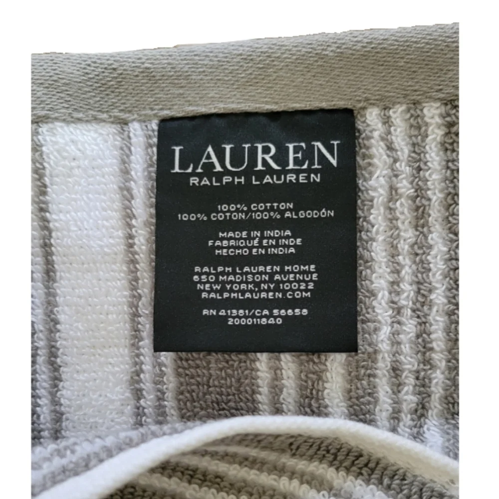 Lauren Ralph Lauren Striped Wash Cloth